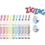 Patio Colorino fixy ZIG ZAG 10 barev