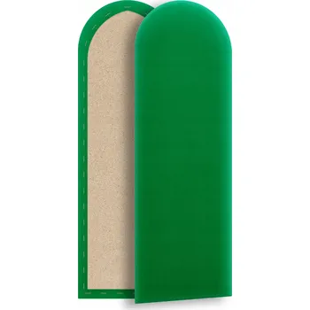 Obraz Čalouněný Panel na Zeď PLOT WELUR MAGIC VELVET Zelený 30x100