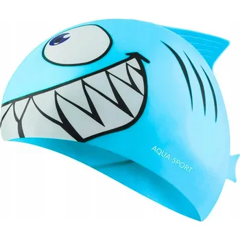 Plavecká čepice Plavecká čepice pro děti Silikonová Aqua-sport modrá