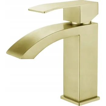 Vodovodní baterie Stojánková umyvadlová baterie RENKUN zlatá