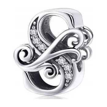 Přívěsek Charms Písmeno S Přívěsek Litera S stříbro 925