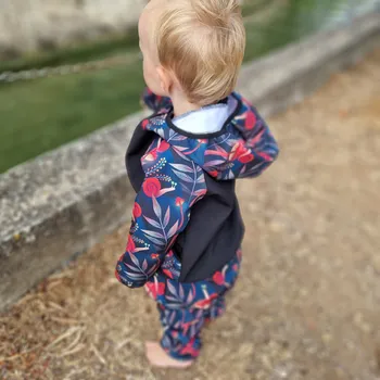 Chlapecká bunda Yháček Softshellová bunda s beránkem Yháček, Šneci a houbičky Velikost: 98