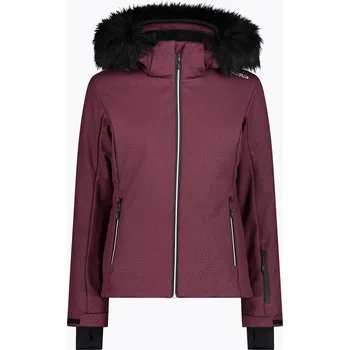 Dámská lyžařská bunda CMP vínová, velikost 34