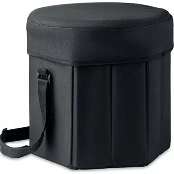 Termotaška GoGreen Chladicí taška kulatá na piknik gril oběd černá 5,65 l