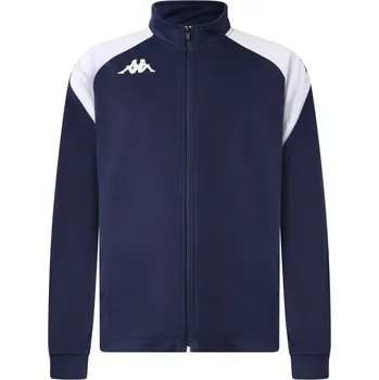 Chlapecká mikina KAPPA4FOOTBALL LENNO mikina Jr tm. modrá-bílá 14Y