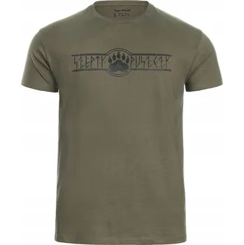 Pánské tričko Pánské Tričko TigerWood Szepty Puszczy Velikost XL Hnědá