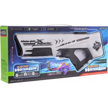 Pistole na vodu s funkcí světla červená