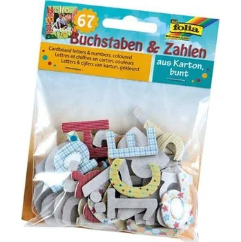 Folia Kartonové písmena a číslice