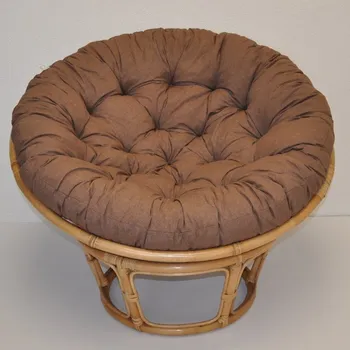 Papasan Nábytek PEGAS Ratanový papasan 100 cm medový polstr hnědý melír