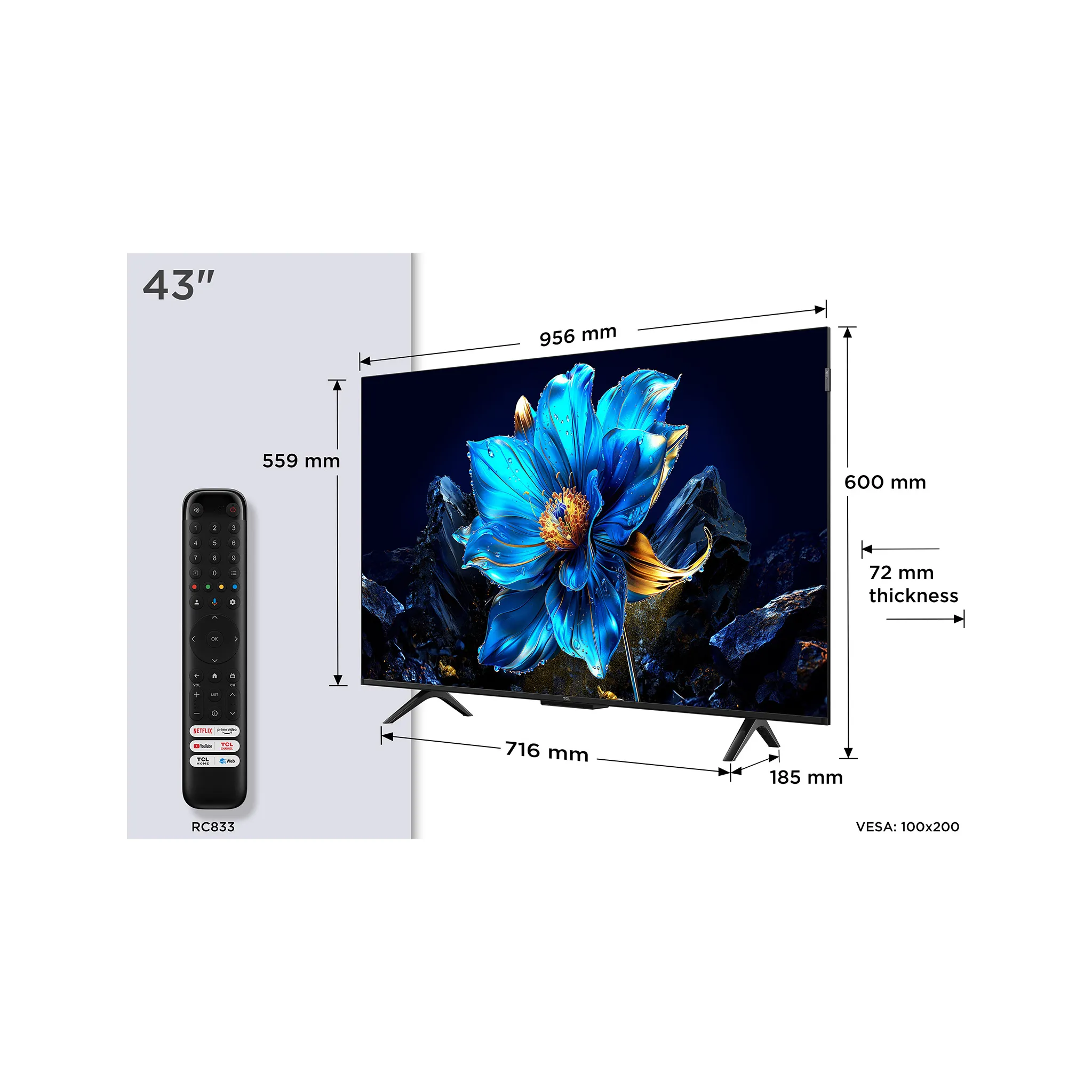 Fotografie 14 - Televizor TCL 43" QLED (43P7K)