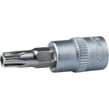 Gola hlavice KS Tools Nástrčný ořech s bitem 1/4", profil Torx, s čelním otvorem, TB20 911.1464