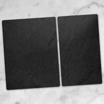Obraz Dekorativní Skleněné Kuchyňské Desky na Krájení Ponurý Kámen 40x52 a 30x52
