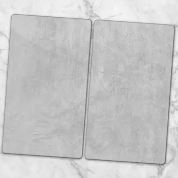 Obraz Sada tvrzených skleněných kuchyňských desek s grafikou Silný beton 2x30x52