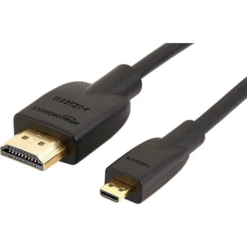 Video kabel AmazonBasics HL-007330 HDMI kabel 0,9 m, HDMI Typ D (Micro) na HDMI Typ A (Standard), černý