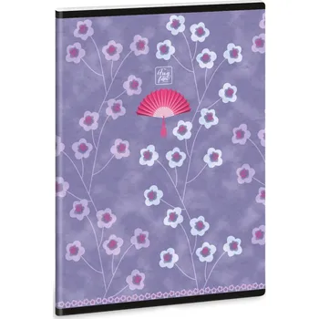 Sešit ARS UNA Sešit 545 - Fan Blooms A5 čtverečkovaný