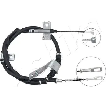 Lanko parkovací brzdy Tažné lanko, parkovací brzda ASHIKA 131-0S-S03R