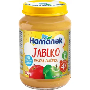 Hamánek Jablko ovocná svačinka 4m+ (180 g)