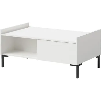 Konferenční stolek Konferenční stolek mzm24 obdélníkový 100 x 60 x 45 cm bílý