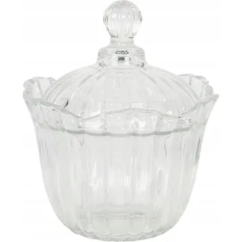 Dóza na potraviny Skleněná dóza s víkem - 15x18 cm