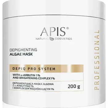 Pleťová maska APIS DEPIQ PRO SYSTEM Depigmentační alginátová maska s alfa-arbutinem 1% a komp