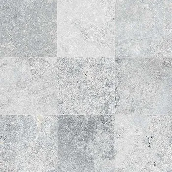 Obklad Shade Gravel - dlaždice rektifikovaná 9,8x9,8 světle šedá DAK11888