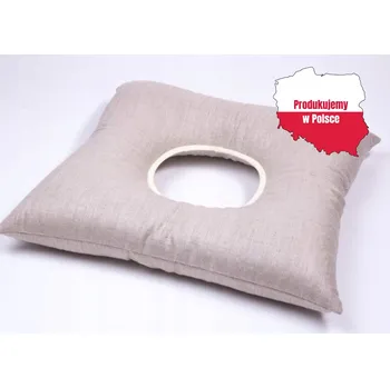 Polštář Polštář z pohanky s otvorem pro LNĚNÉ HEMOROIDY
