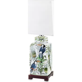 Lampička Stolní lampa noční lampa s barevným stínidlem