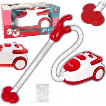 Hračka pro nejmenší Dětský Vysavač NawiToys Červený sací Vysavač