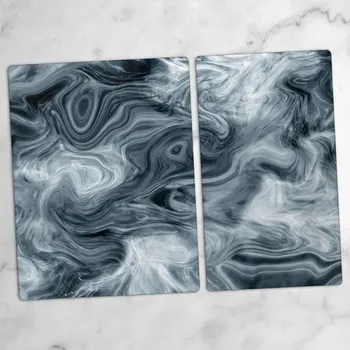 Obraz Skleněné kuchyňské desky na servírování s grafikou Hrdý mramor 40x52 a 30x52