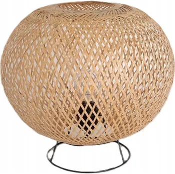 Stojací lampa STOJACÍ LAMPA ve stylu Boho BIATAVIA BAMBUSOVÉ STÍNIDLO Přírodní dekorativní E27