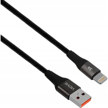 Datový kabel Kabel VIDVIE USB - Apple Lightning 1 m bílý
