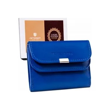 Peterson dámská peněženka z pravé kůže modrá