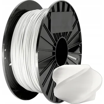 Filament PLA filament+ BÍLÝ 1,75mm 0,5kg F3D