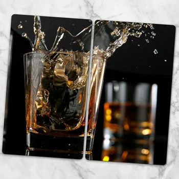 Obraz Odolné a stylové kuchyňské skleněné desky s motivem Alkohol Whiskey 2x30x52
