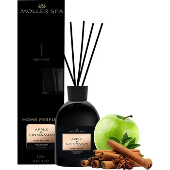 Osvěžovač vzduchu VŮNĚ DO DOMU TYČINKY JABLKO A SKOŘICE OSVĚŽOVAČ - 250ml VELKÝ OBJEM