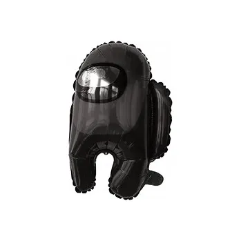 Balónek Fóliový balónek Postavička Kosmos Černý - dekorace na párty, narozeniny, eventy