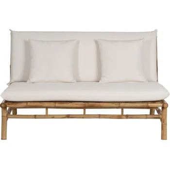 Pohovka Bílá pohovka 135 cm Bamboo – Ixia ID_1766696