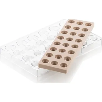 Výroba svíčky Sada forem na pralinky KIT SEMISFERA 01 pr. 31mm h 16,5 mm