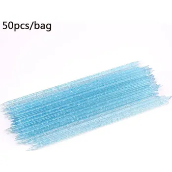 Plastový odstraňovač kůžičky na nehty | odstraňovač, péče o nehty - 16,8 cm modrá 50 ks