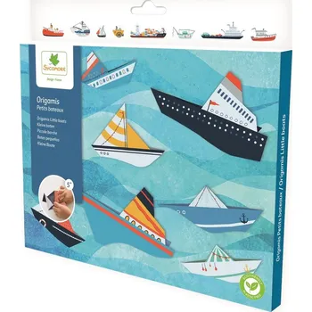 Výuková hračka Origami - kreativní sada - malé loďky