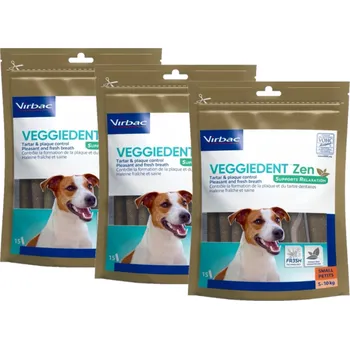 Krmivo pro psa Virbac Veggiedent Zen Fresh Bite S (5-10kg) 3x15ks
