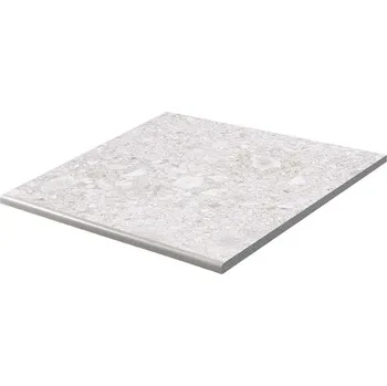 Rave Outdoor Rice - schodovka rektifikovaná 59,8x59,8, 2 cm bílošedá DCH66899