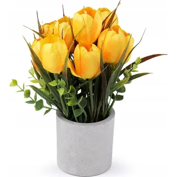 umělá květina Umělé tulipány v květináči