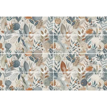 Obklad Blossom Rich - obkládačka rektifikovaná inzerto set 30x90 WIRVN529