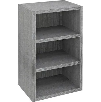 Nábytek Sapho Latus VI Otevřená policová skříňka 30 cm, dub stříbrný LT620-1111