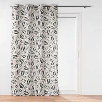 Sprchový závěs Černý/béžový závěs 140x260 cm Alma – douceur d'intérieur ID_1771956