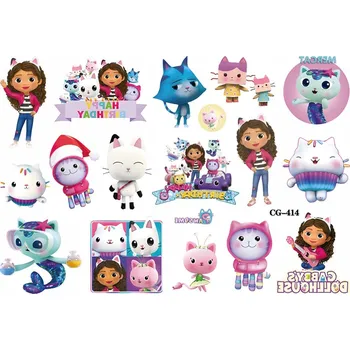 Tetování Dočasné tetování pro děti omyvatelné Gabi a Kouzelný domek / Gabi's Dollhouse