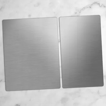 Obraz Dekorativní prkénka Tvrzené Sklo na krájení – Efektní kovový design 40x52 cm a 30x52 cm