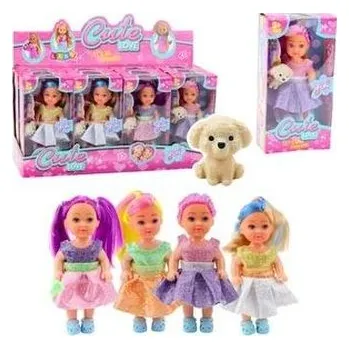 Panenka Laleczka mini w sukience 12cm MIX