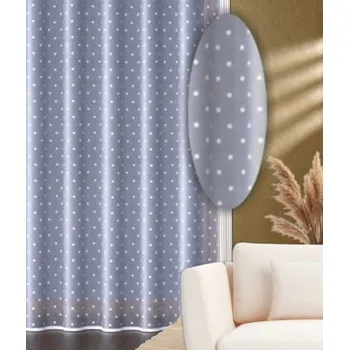 Záclona Záclona kusová Leona výška 120cm, šíře 300cm bílá